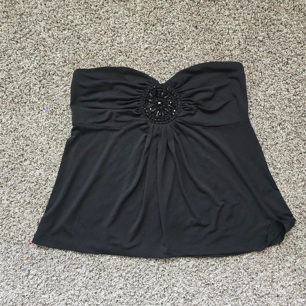 NWT Torrid Size 1 Removable Strap Baby Doll Top